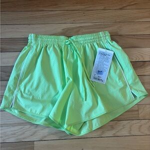 Lululemon Athletica Lime Green Court Rival Shorts